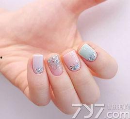 夏季指甲图片,缤纷指甲艺术赏析