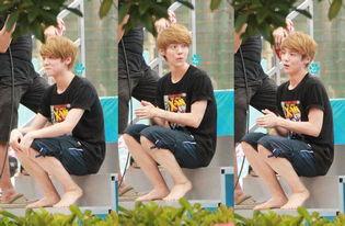 鹿晗光脚丫子图片,展现自然纯真魅力